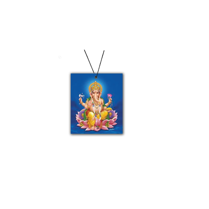 ShopTwiz Lord Ganesh Spiritual Charm Car Hanging Decorative