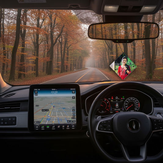 ShopTwiz Spiritual Diamond Charm Car Hanging Decorative