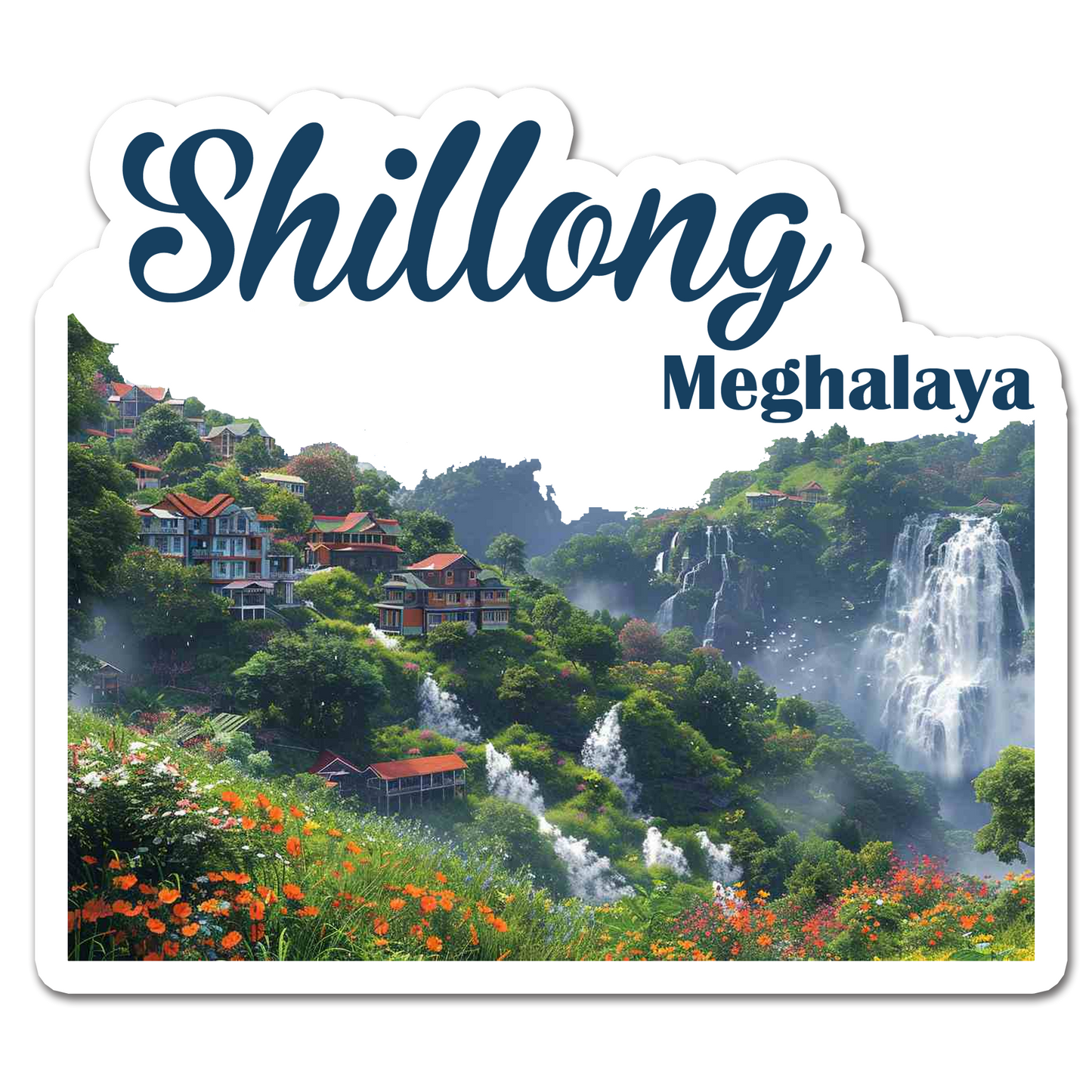 ShopTwiz Shillong (Meghalaya) Awesome City Lovely Door Magnets And Fridge Magnet