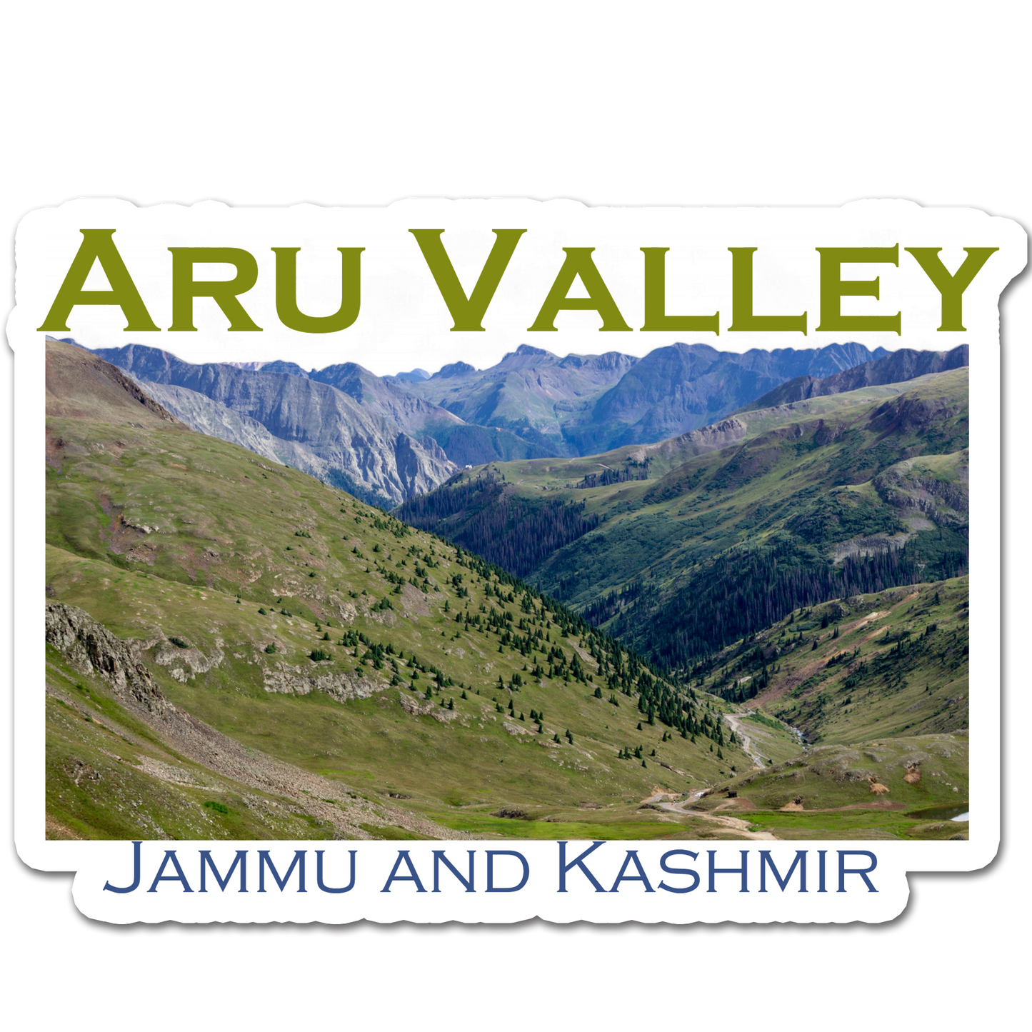 ShopTwiz Aru Valley (Jammu and Kashmir) Awesome City Lovely Door Magnets And Fridge Magnet