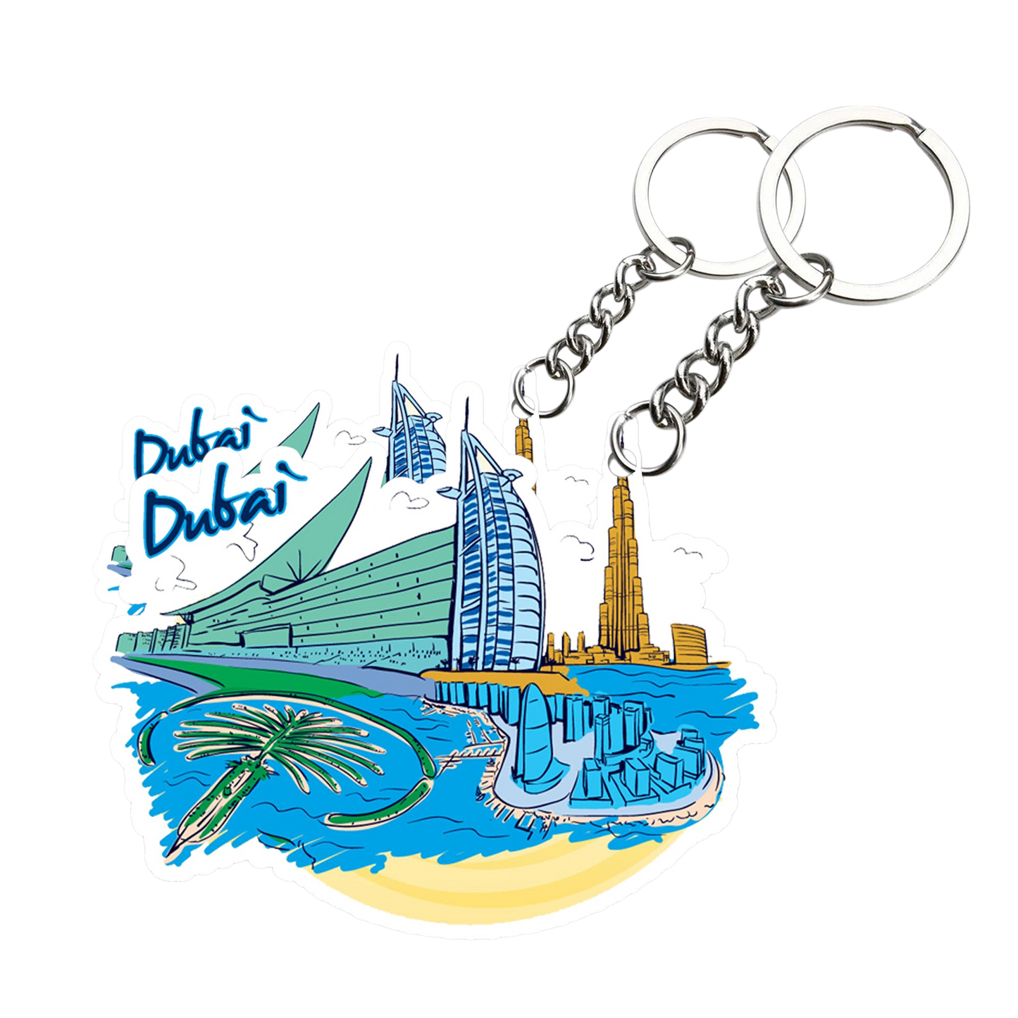 Best Dubai Key chain ( Set of 2 )