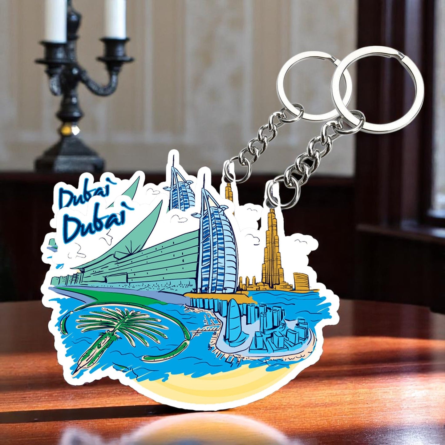 Best Dubai Key chain ( Set of 2 )