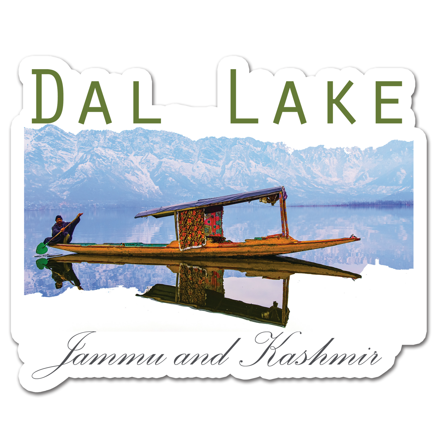 ShopTwiz Dal Lake (Jammu and Kashmir) Awesome City Lovely Door Magnets And Fridge Magnet