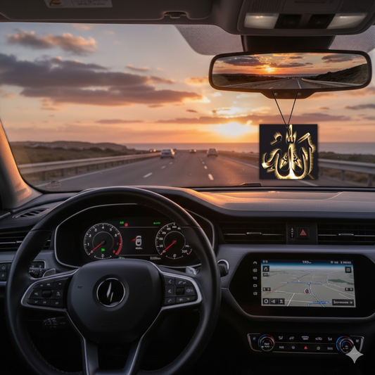 ShopTwiz Allah Ji Peaceful Energy Car Hanging Decorative