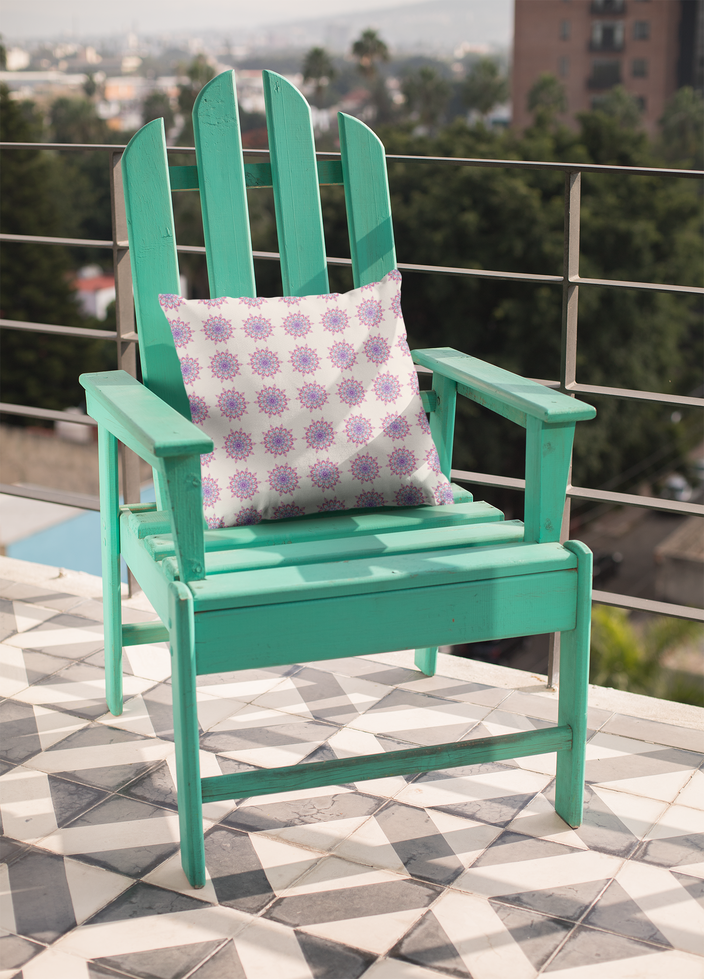 Ethnic Cushion Comfortable Cove Cushion Cover (12 x 12 cm) (Filler Included)