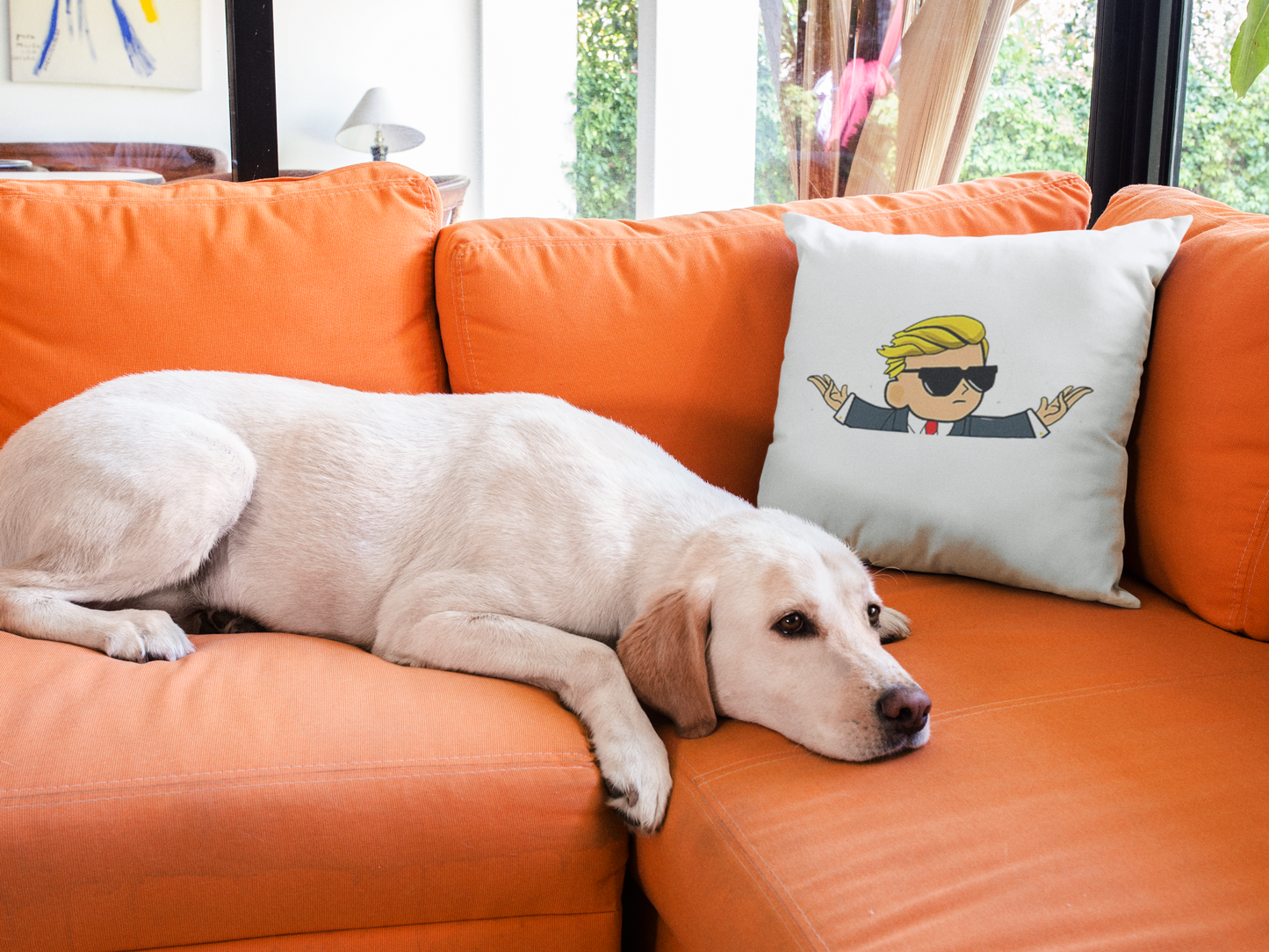 Stock Market Printed Cushion