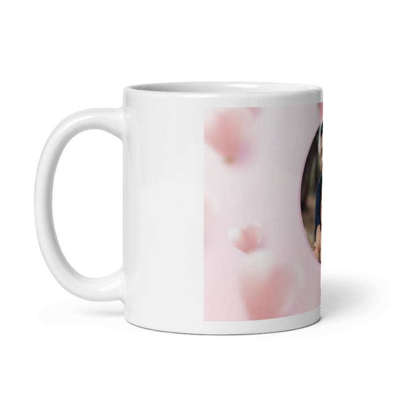 Customized Coffee Mug - Add Your Own Photo - Amazing Pattern