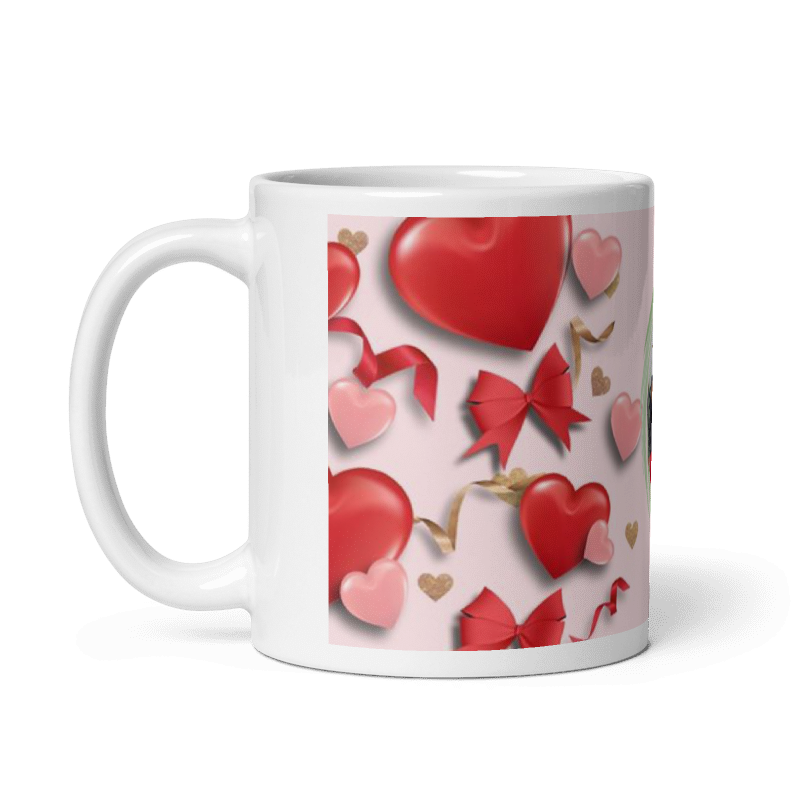 Customized Coffee Mug - Add Your Own Photo - Beautiful Pattern