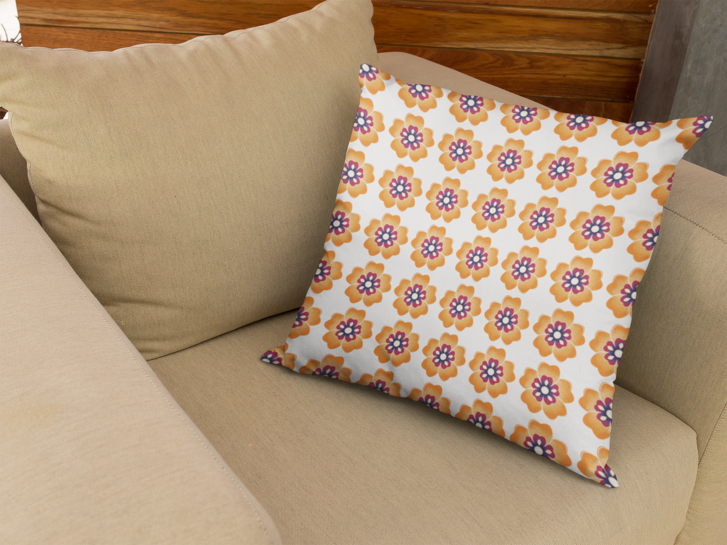 Ethnic Cushion Restful Cove Cushion Cover (12 x 12 cm) (Filler Included)