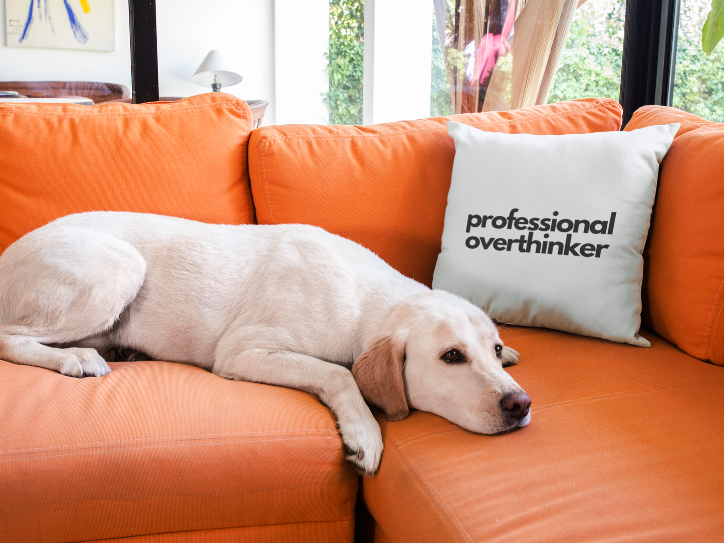 Professional Overthinker Printed Cushion
