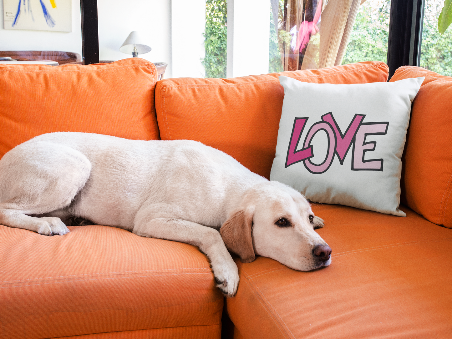 Love Printed Cushion