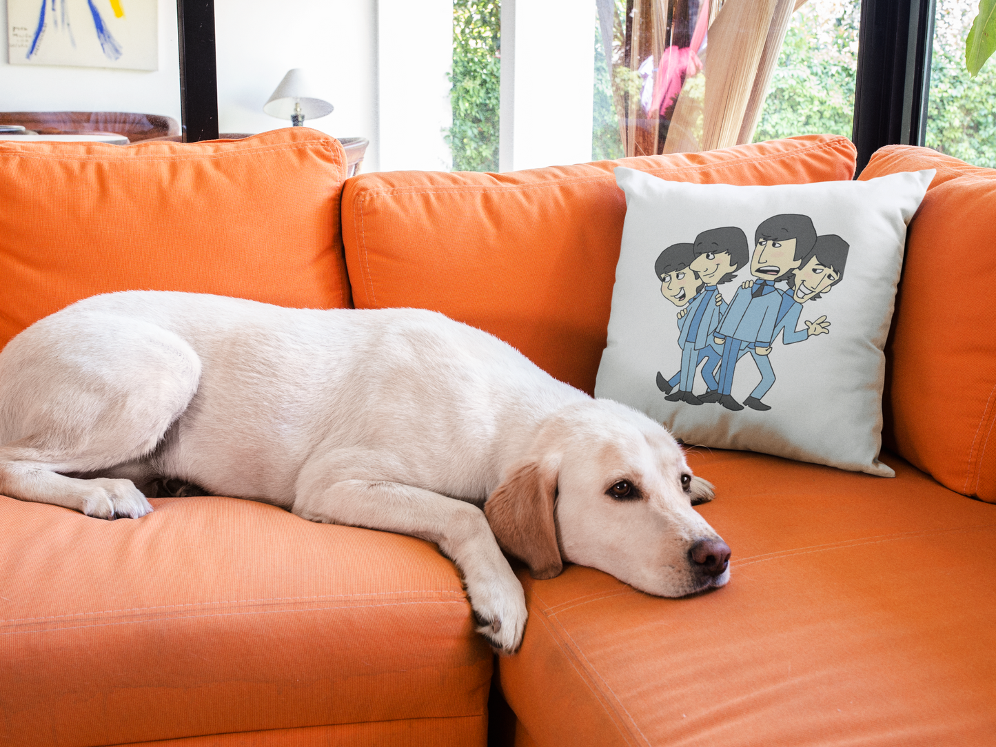Beatles Printed Cushion