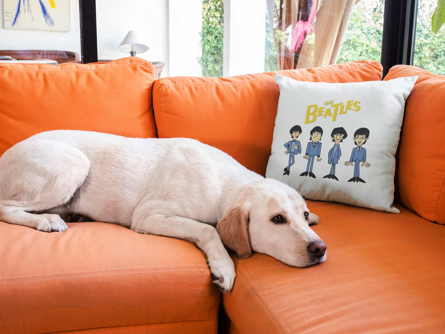 Beatles Printed Cushion