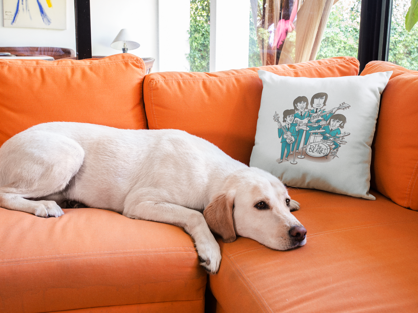 Beatles Printed Cushion