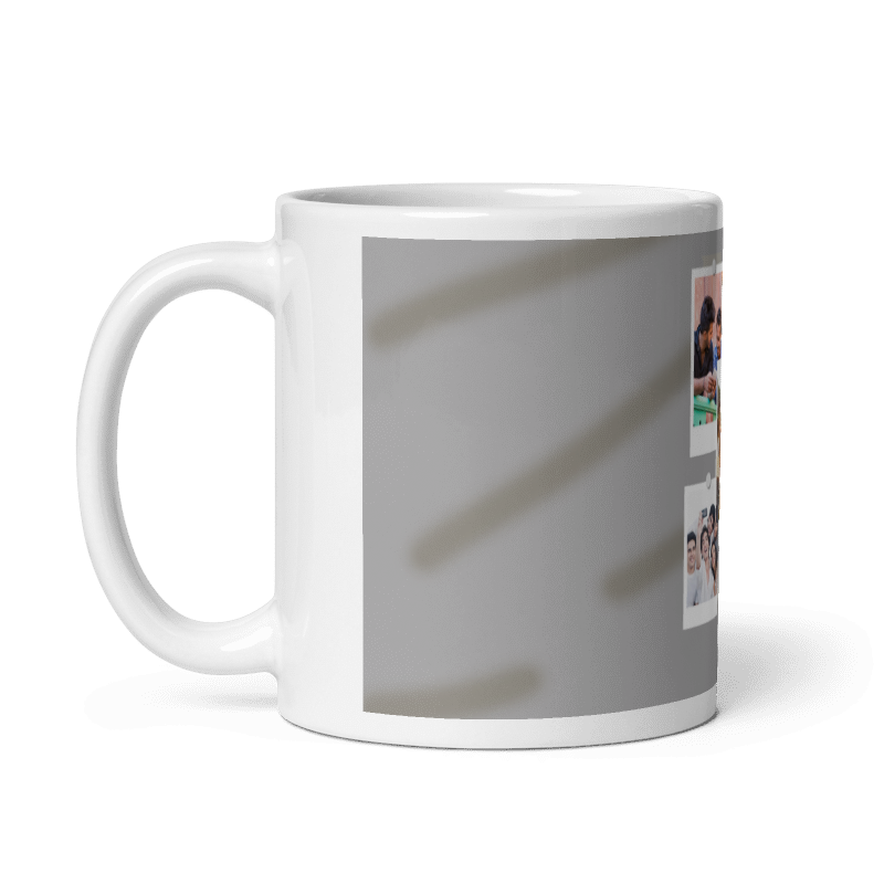 Customized Coffee Mug - Add Your Own Photo -5 Photo Frame Pattern