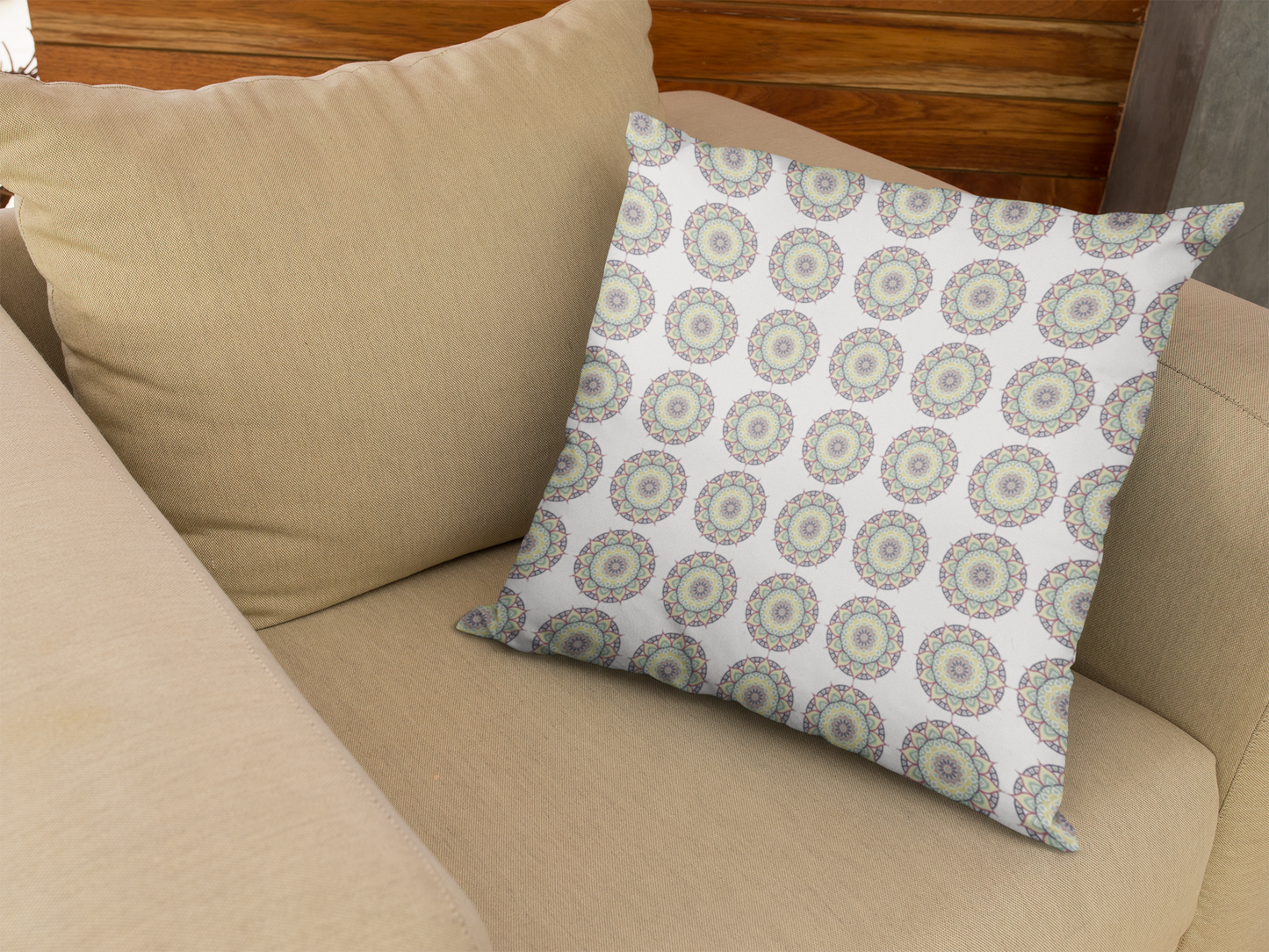 Ethnic Cushion Comfortable Cove Cushion Cover (12 x 12 cm) (Filler Included)