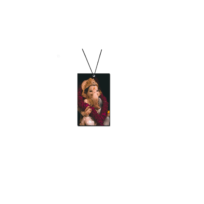 ShopTwiz Ganesh Ji Auspicious Symbol Car Hanging Decorative