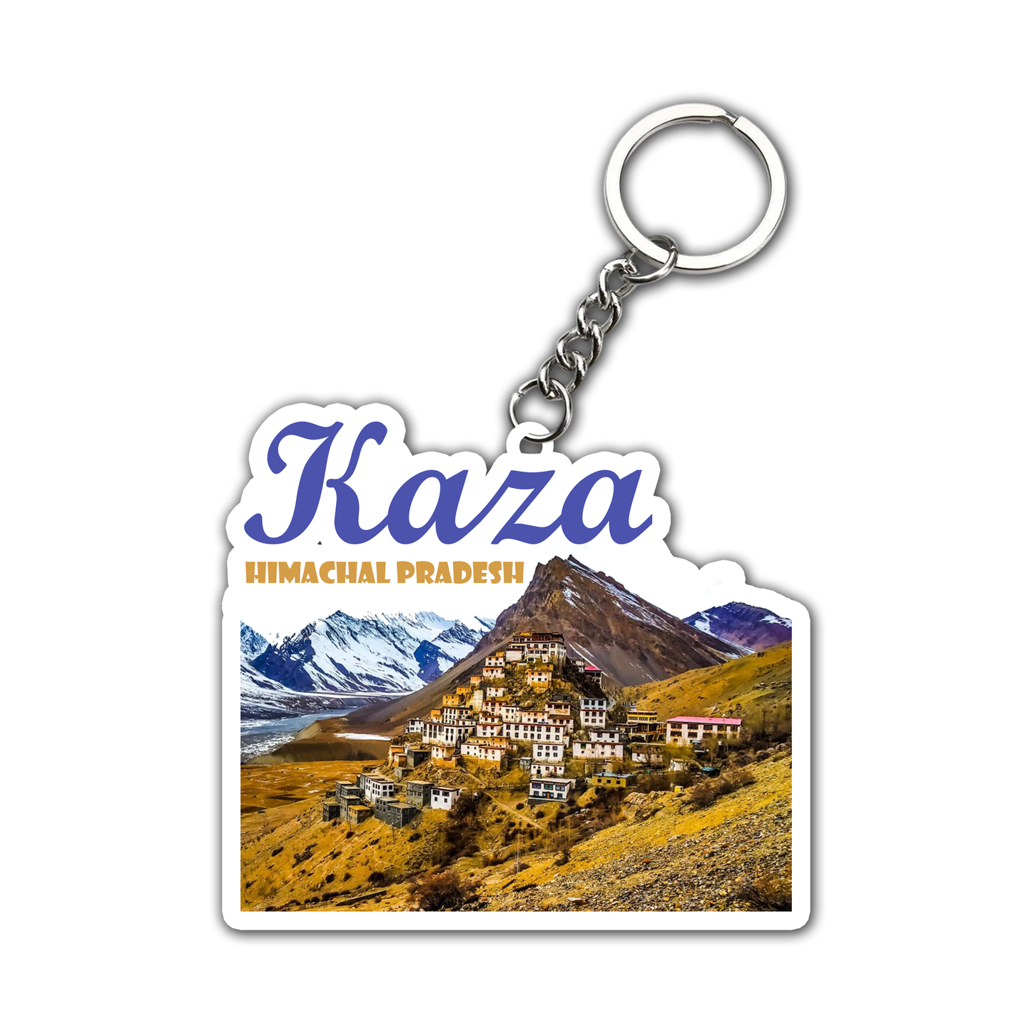 Kaza Himanchal Pradesh Key chain ( Set of 2 )