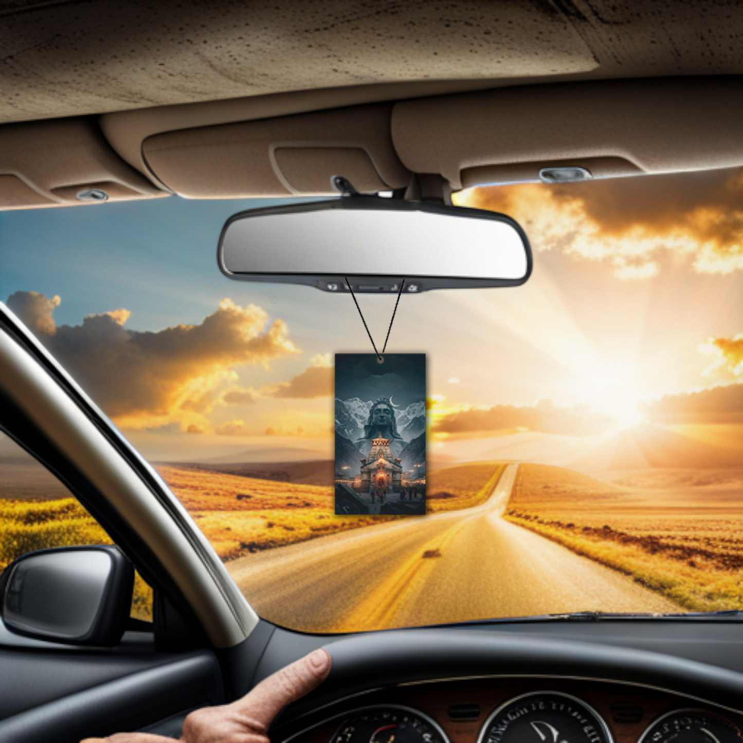 ShopTwiz Shiva Divine Protector Car Hanging Decorative