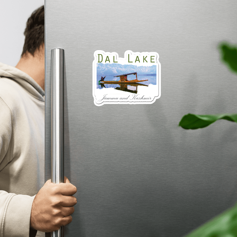 ShopTwiz Dal Lake (Jammu and Kashmir) Awesome City Lovely Door Magnets And Fridge Magnet