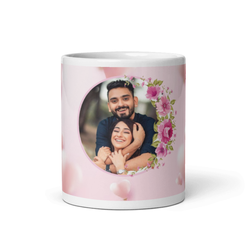 Customized Coffee Mug - Add Your Own Photo - Amazing Pattern