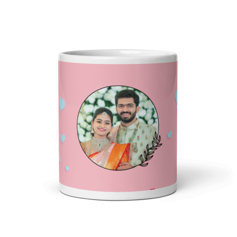 Customized Coffee Mug - Add Your Own Photo - Fabulous Pattern