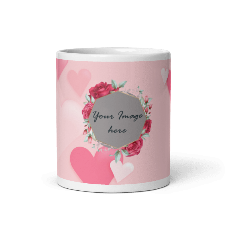 Customized Coffee Mug - Add Your Own Photo - Colorful Background