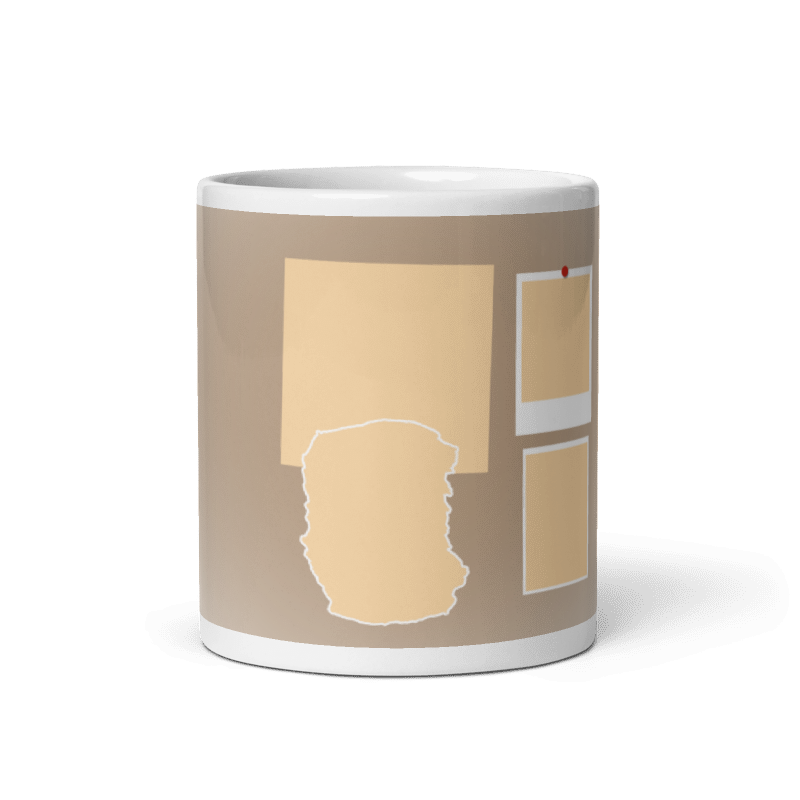 Customized Coffee Mug - Add Your Own Photo -4 Photo Frame Pattern