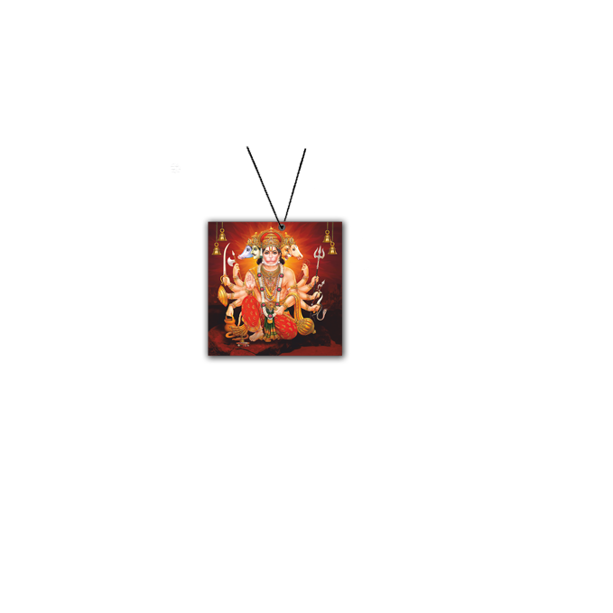 ShopTwiz Powerful Hanuman Devotion Car Hanging Decorative