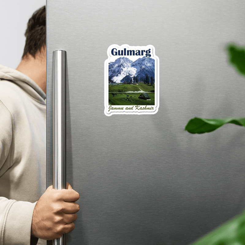 ShopTwiz Gulmarg 2 (Jammu and Kashmir) Awesome City Lovely Door Magnets And Fridge Magnet