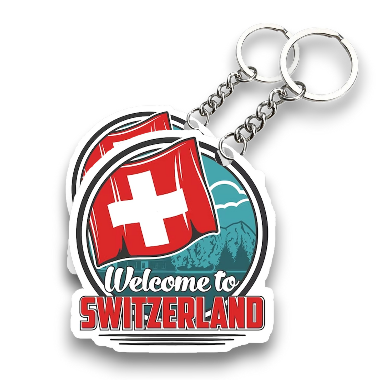 Switzerland Key chain ( Set of 2 )