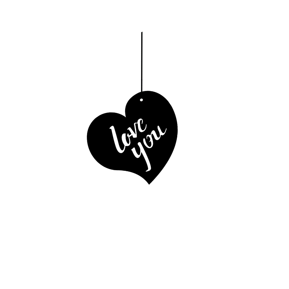 ShopTwiz Eternal Love Symbol Car Hanging Decorative