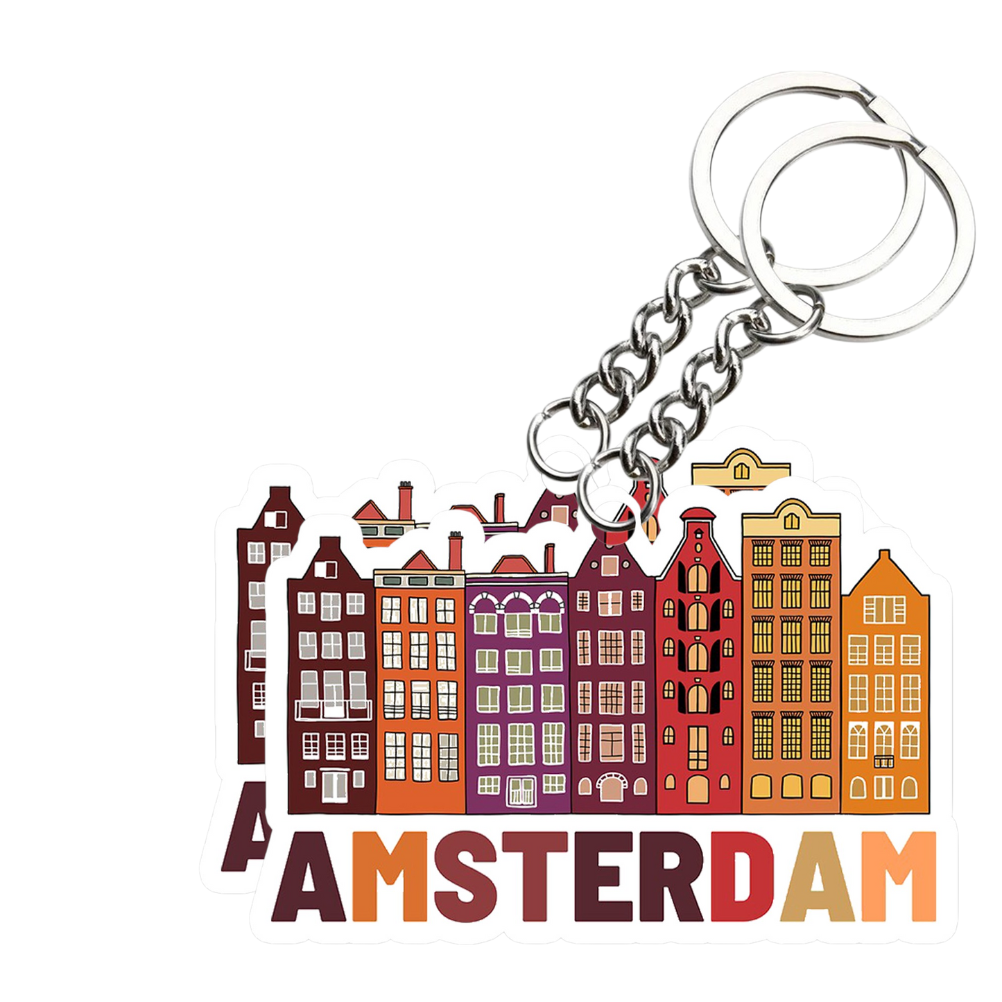 Amsterdam Best City Key chain ( Set of 2 )