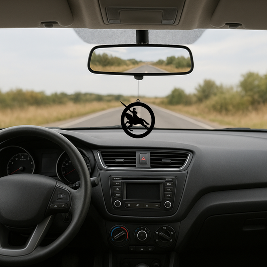 ShopTwiz Maharana Pratap Warrior Tag Car Hanging Decorative