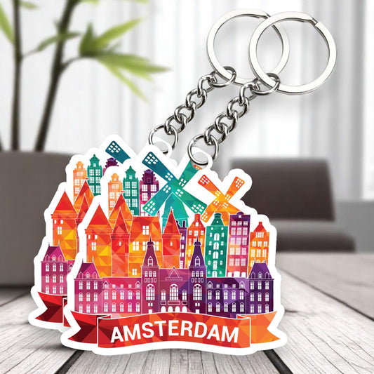 Amsterdam  Key chain ( Set of 2 )