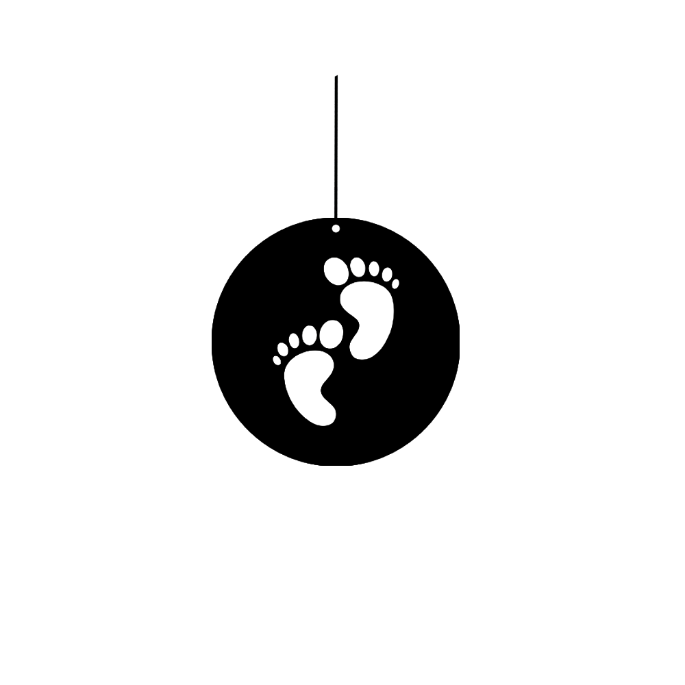 ShopTwiz Lakshmi Charan Prosperity Car Hanging Decorative