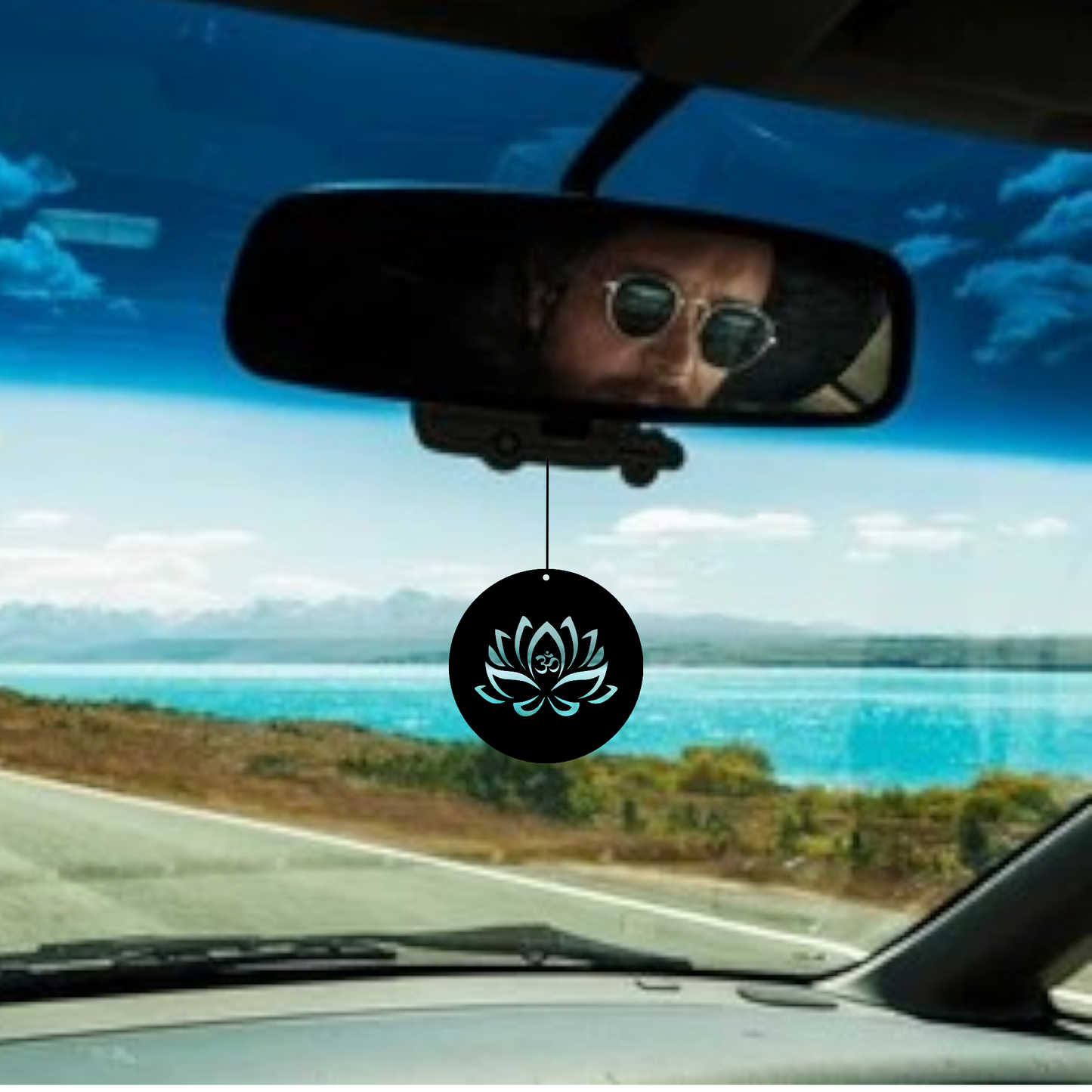 ShopTwiz Lotus Flower of Purity Car Hanging Decorative