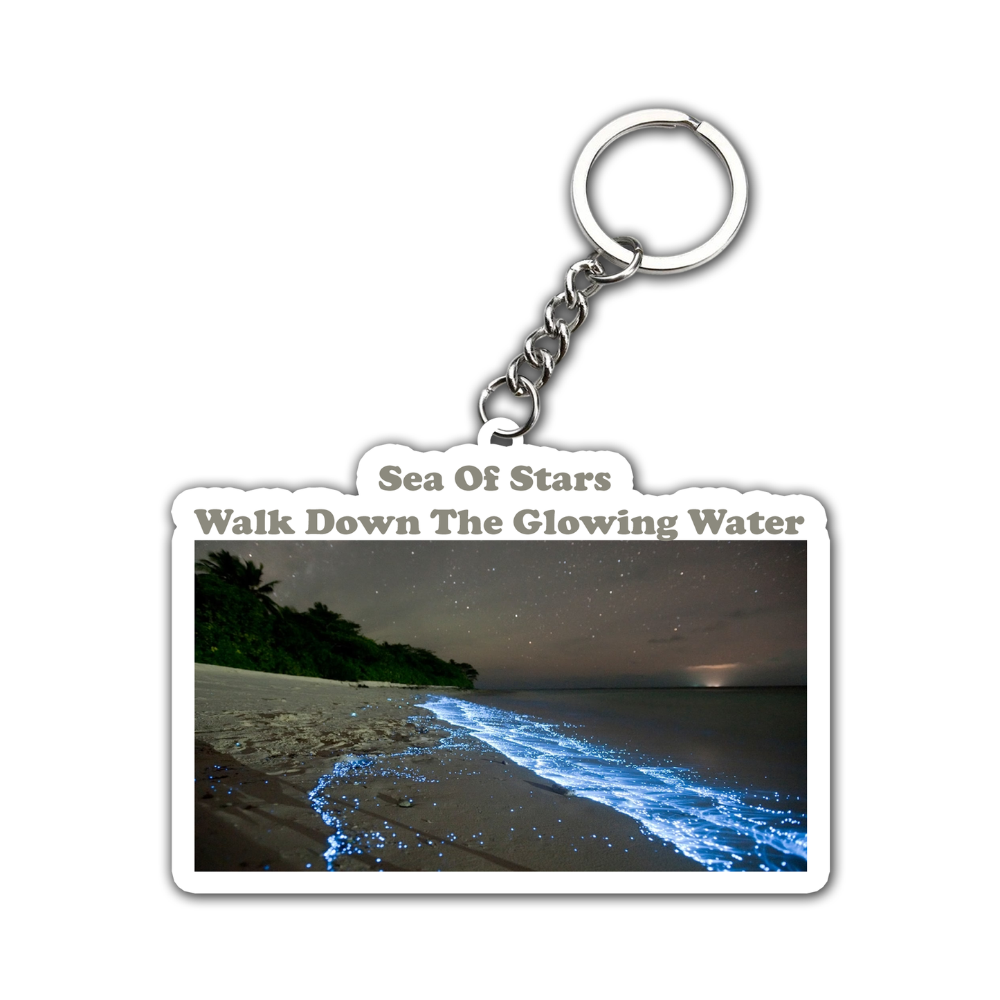 Sea of Stars – Walk Down the Glowing Water Key Chain (Set of 2)