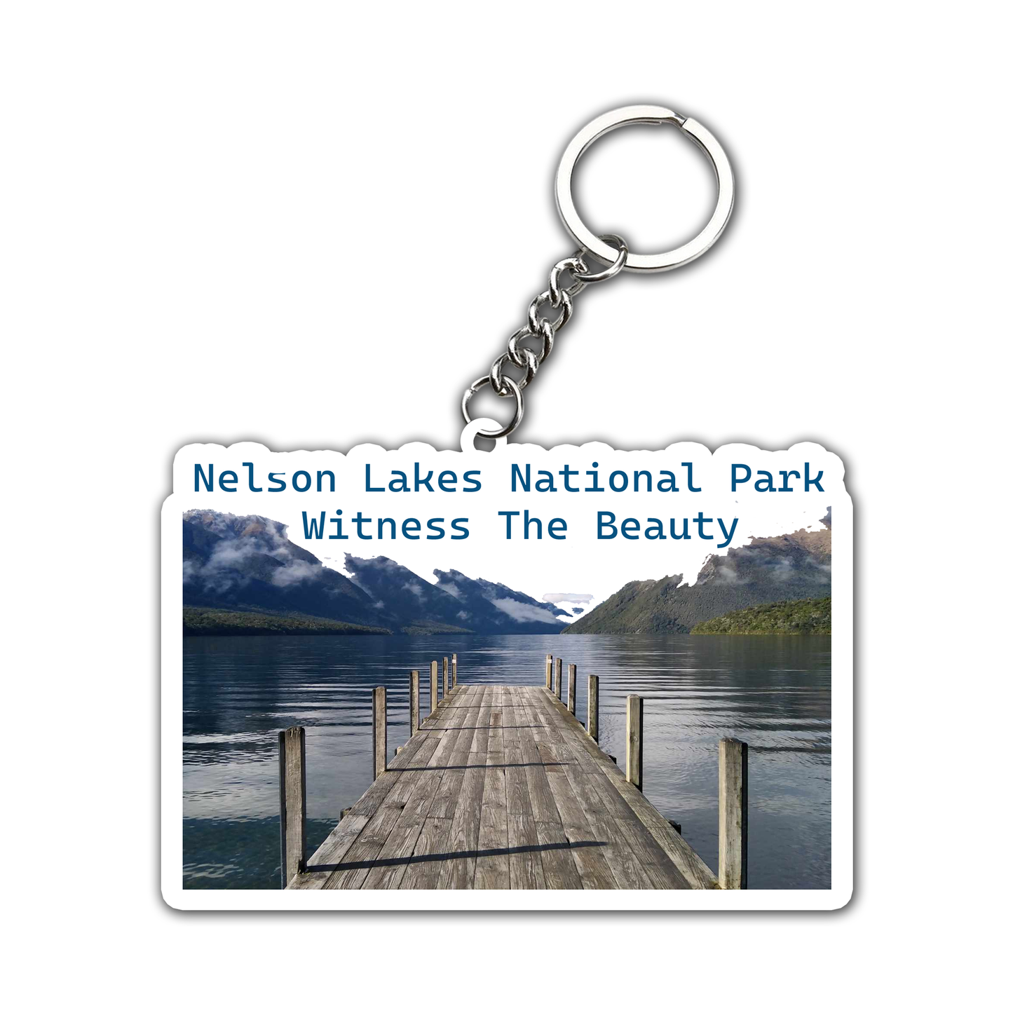 Nelson Lakes National Park Key Chain (Set of 2)