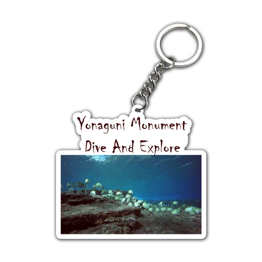 Yonaguni Rainbow Mountain Key Chain (Set of 2)