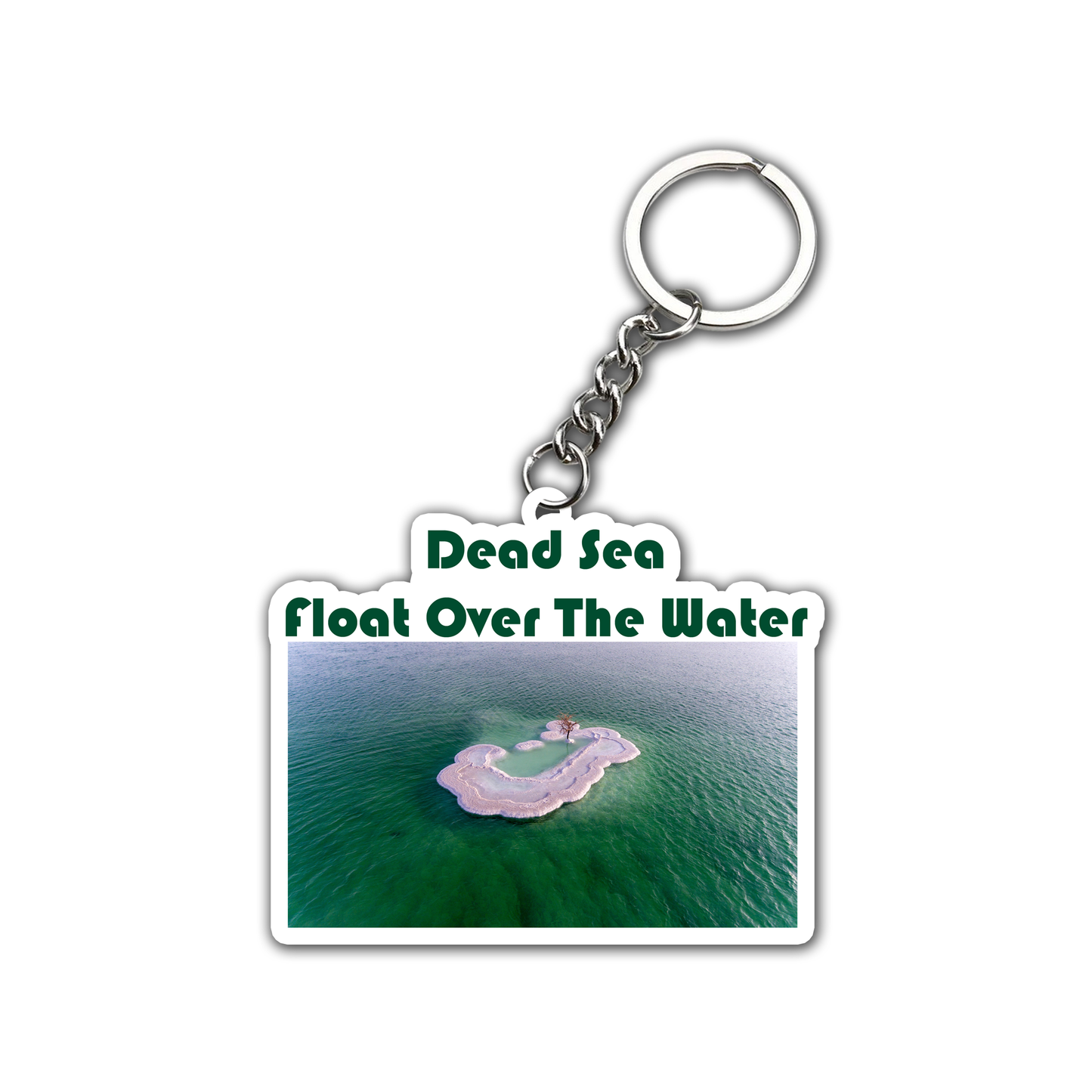 Dead see float over the water