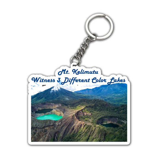 Witness 3 Different  Color Lakes  Key Chain (Set of 2)
