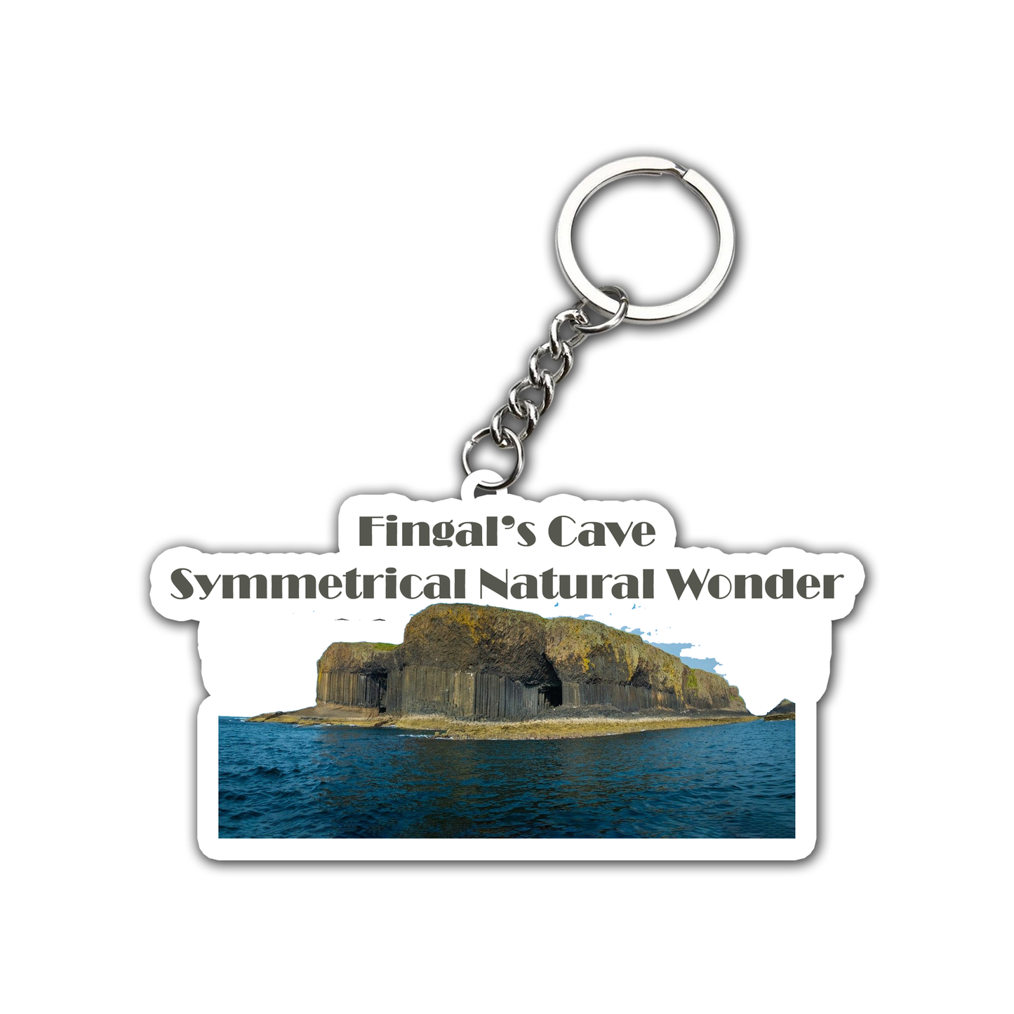 Symmetrical Natural Wonder Key Chain (Set of 2)