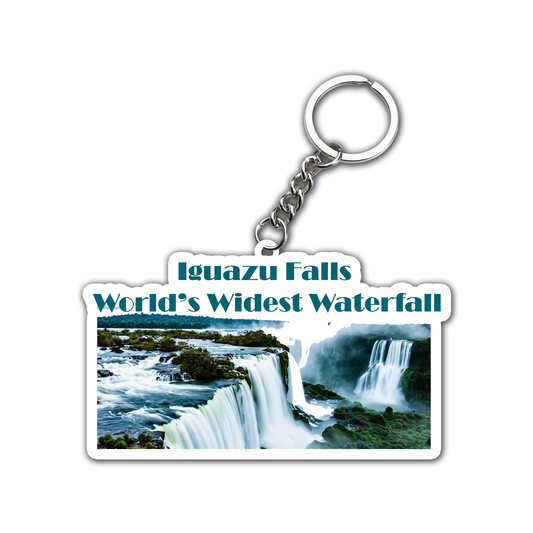 World's Widest Waterfall  Key Chain (Set of 2)