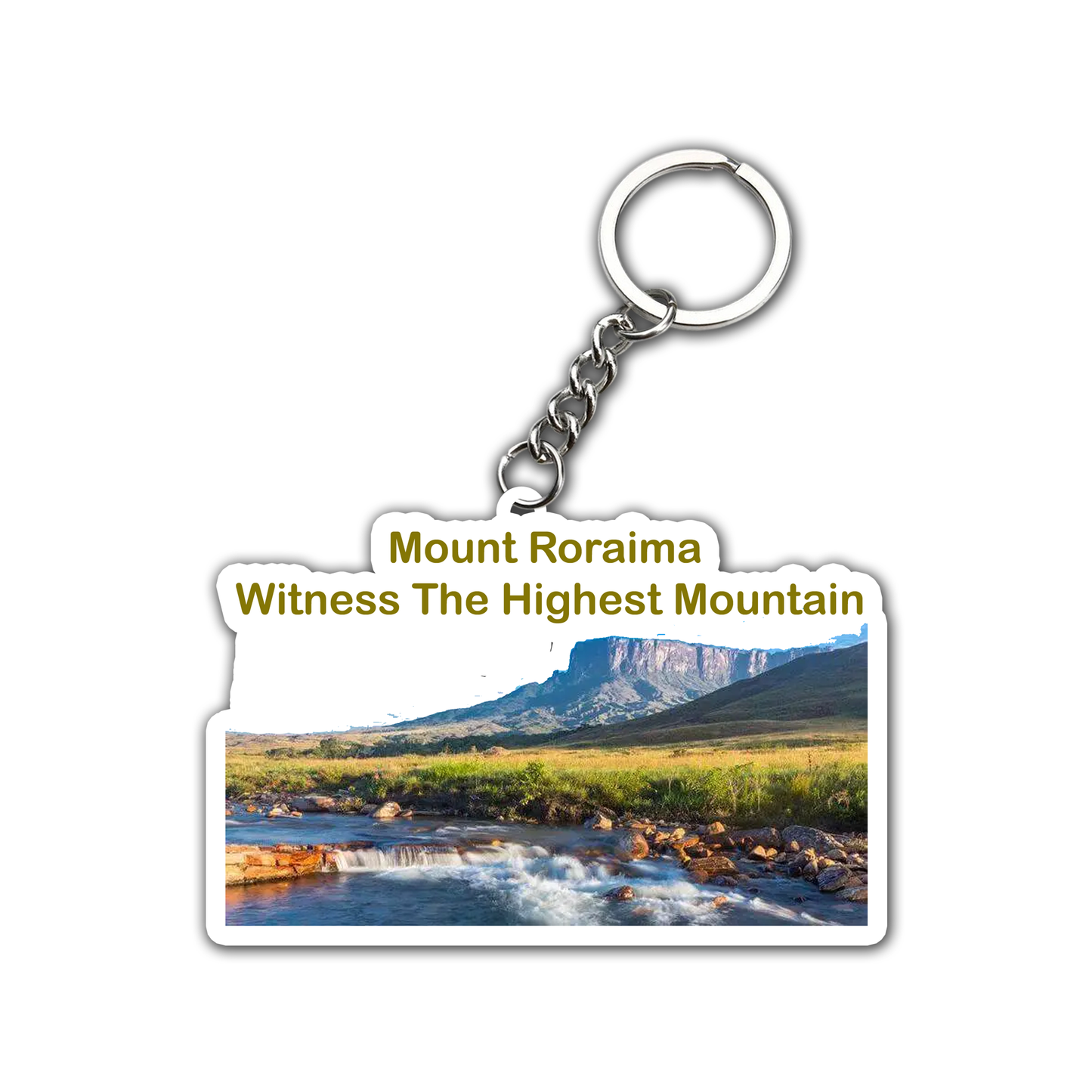 The Highest Mountain Key Chain (Set of 2)