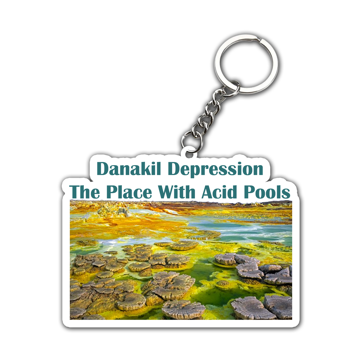 The Place with Acid Pools Key Chain (Set of 2)