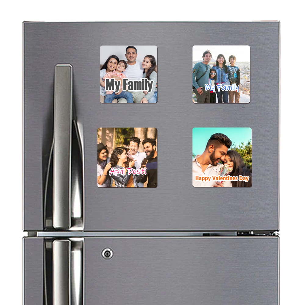 Personalized Fridge Magnet : Add Your Own Photo ( Size 7 cm )