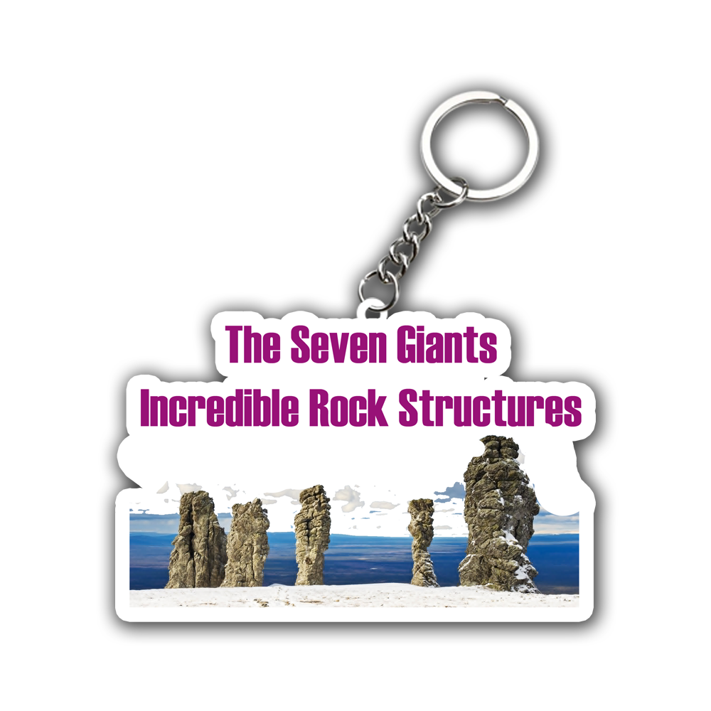Incredible Rock Structures Key Chain (Set of 2)