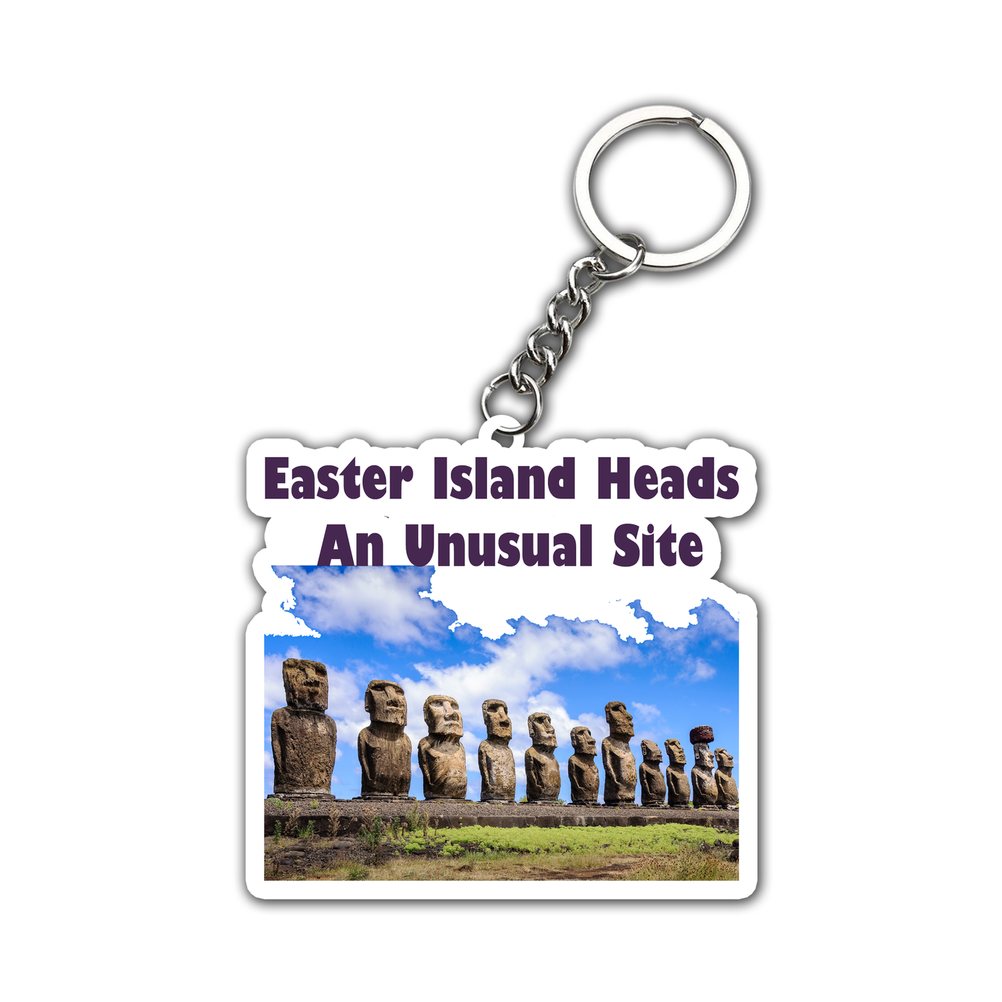 Unusual Site Key Chain (Set of 2)