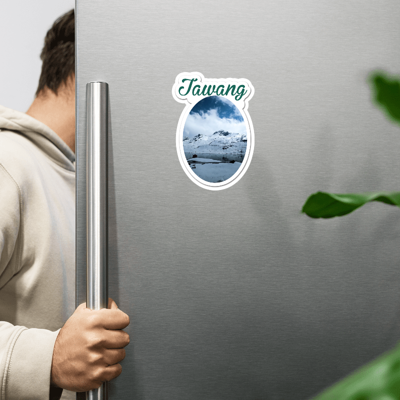 ShopTwiz Tawang (Arunachal Pradesh) Awesome City Lovely Door Magnets And Fridge Magnet